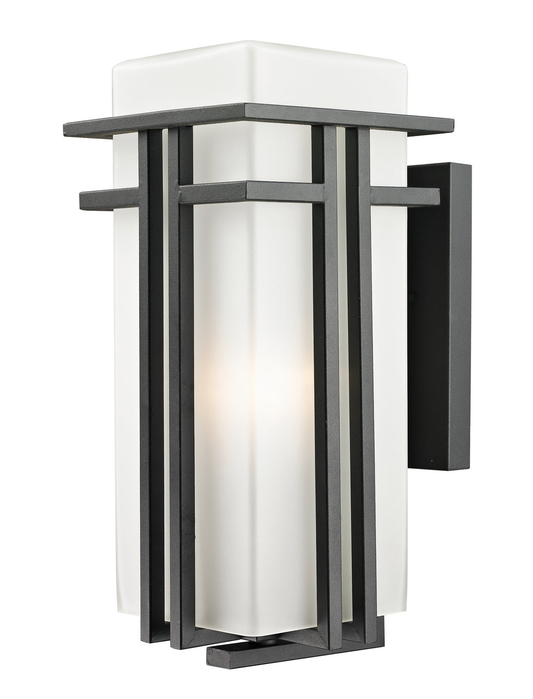 Z-Lite - 549B-BK - One Light Outdoor Wall Mount - Abbey - Black