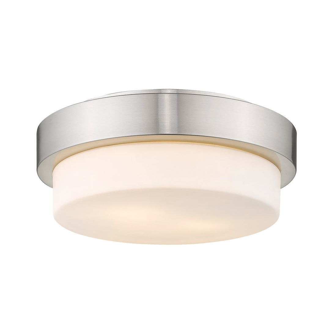 Golden - 1270-11 PW - Two Light Flush Mount - Multi-Family - Pewter