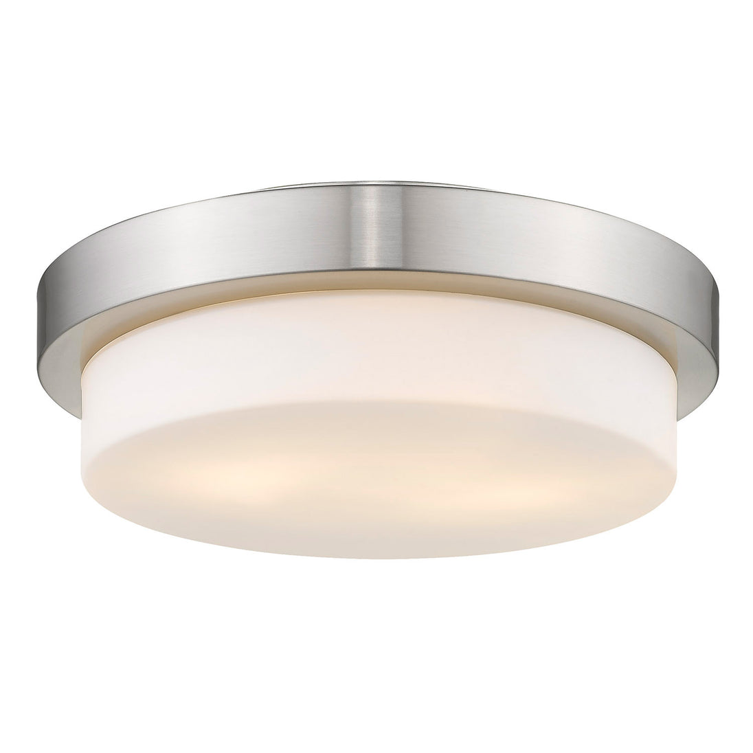 Golden - 1270-13 PW - Two Light Flush Mount - Multi-Family - Pewter