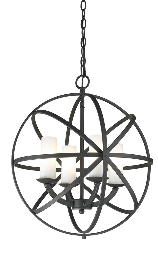 Z-Lite - 6017-4S-BRZ - Four Light Chandelier - Aranya - Bronze