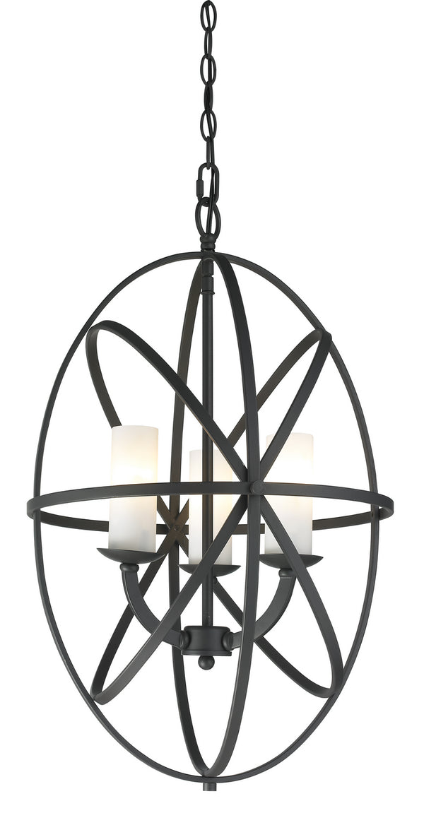 Z-Lite - 6027-3S-BRZ - Three Light Chandelier - Aranya - Bronze