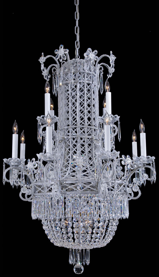 Metropolitan - N9062 - 12 Light Chandelier - Metropolitan - F031 Silver Painted