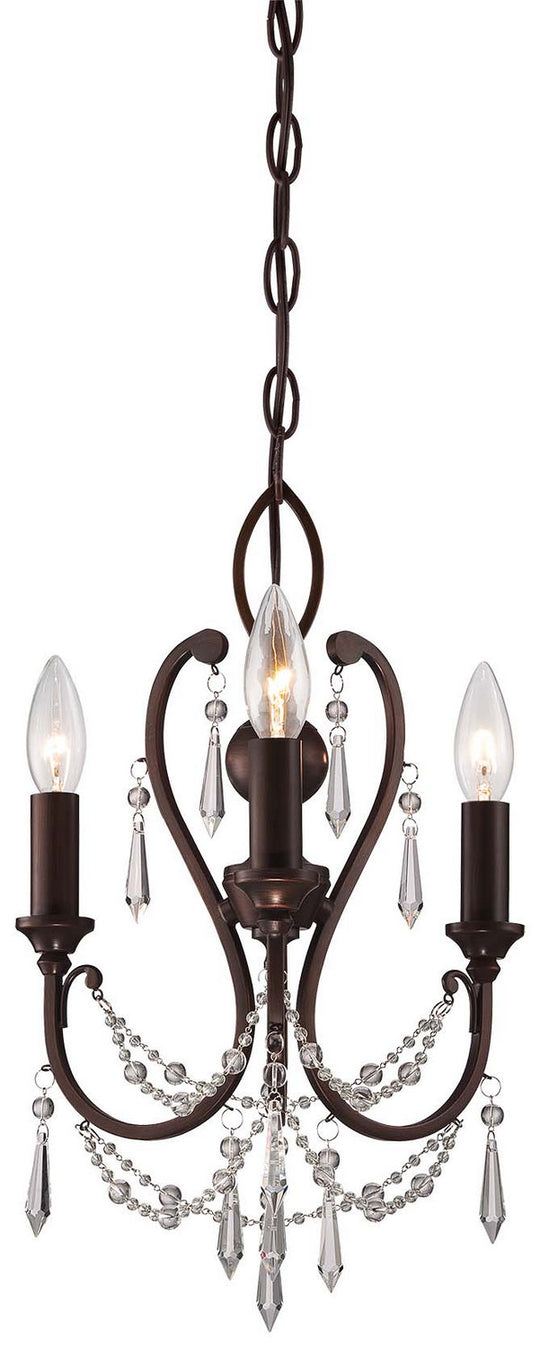 Minka-Lavery - 3138-284 - Three Light Mini Chandelier - Vintage Bronze