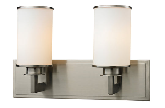 Z-Lite - 412-2V - Two Light Vanity - Savannah - Brushed Nickel