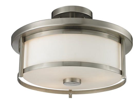 Z-Lite - 412SF14 - Two Light Semi Flush Mount - Savannah - Brushed Nickel