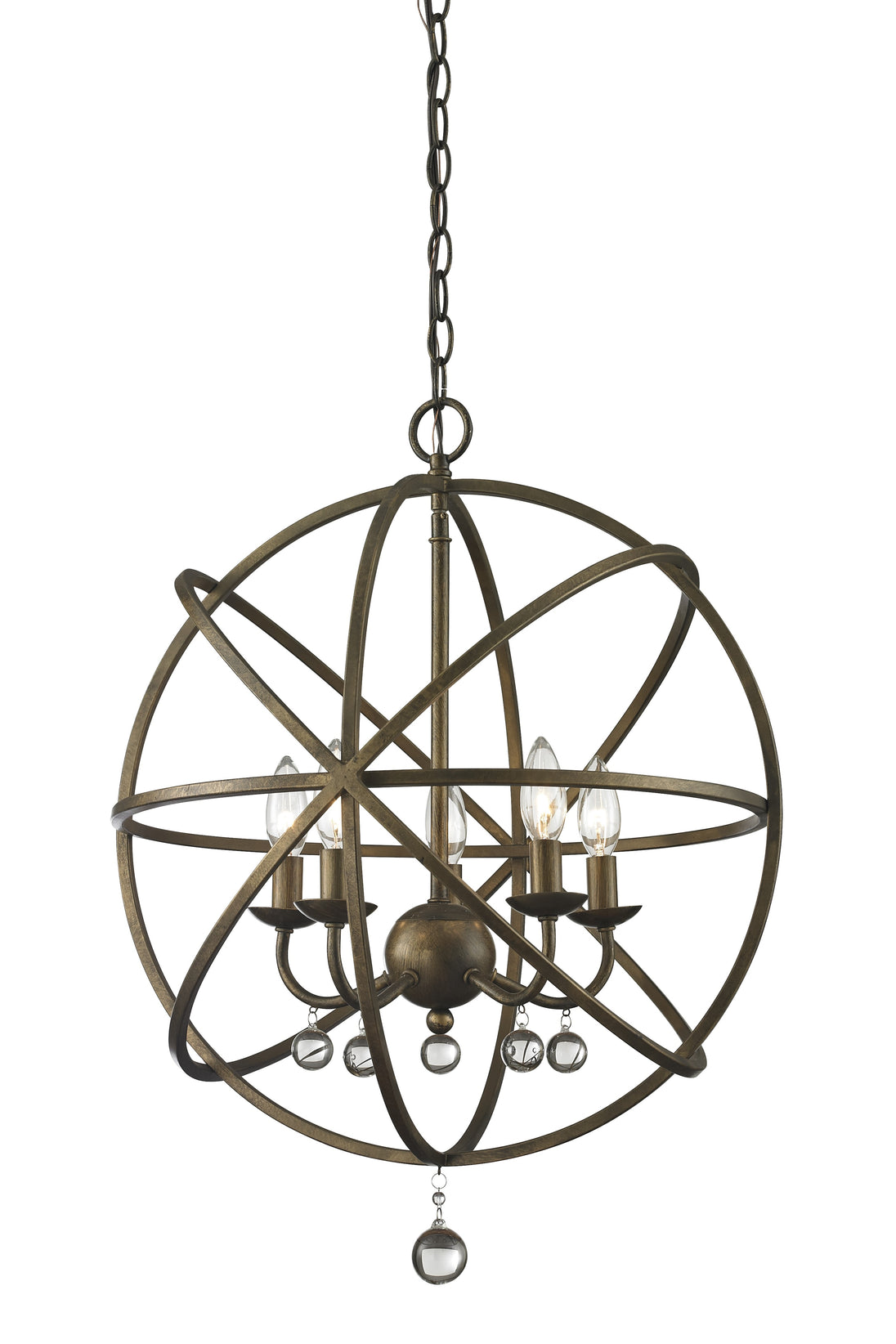 Z-Lite - 416-20 - Five Light Chandelier - Acadia - Golden Bronze