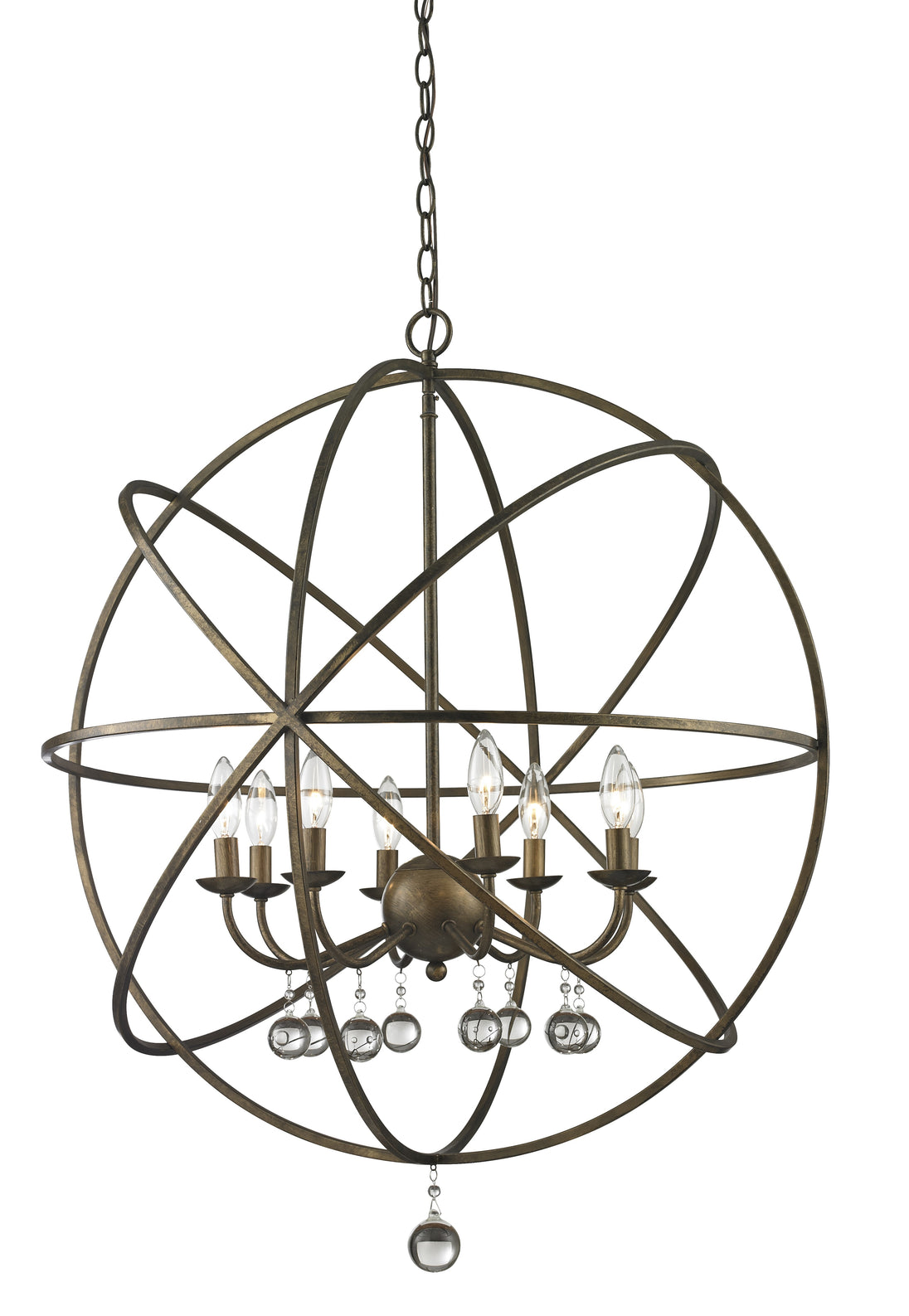 Z-Lite - 416-30 - Eight Light Chandelier - Acadia - Golden Bronze