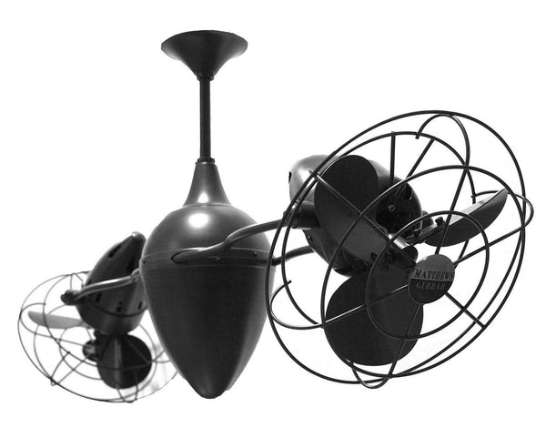 Matthews Fan Company - AR-BK-MTL - 48"Ceiling Fan - Ar Ruthiane - Matte Black