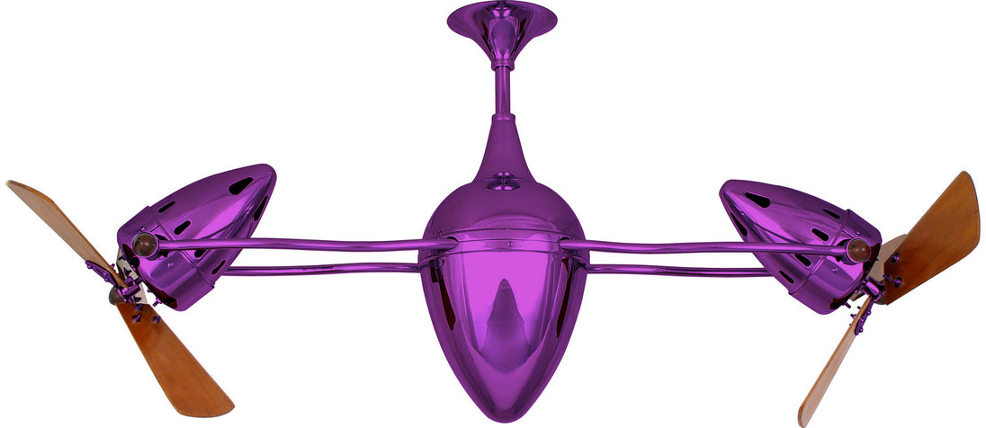 Matthews Fan Company - AR-LTPURPLE-WD - 48"Ceiling Fan - Ar Ruthiane - Ametista