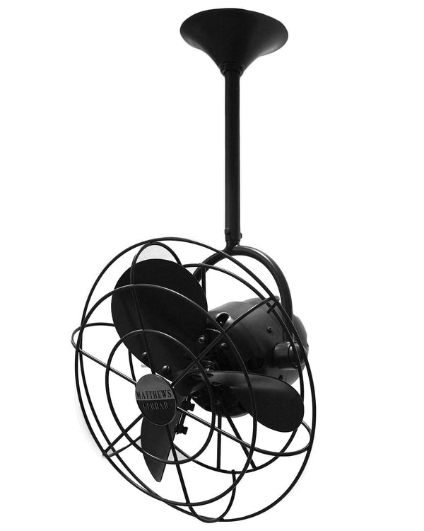 Matthews Fan Company - BD-BK-MTL - 16"Ceiling Fan - Bianca Direcional - Matte Black