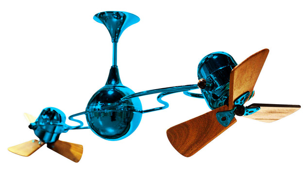 Matthews Fan Company - IV-LTBLUE-WD - 53"Ceiling Fan - Italo Ventania - Agua Marinha