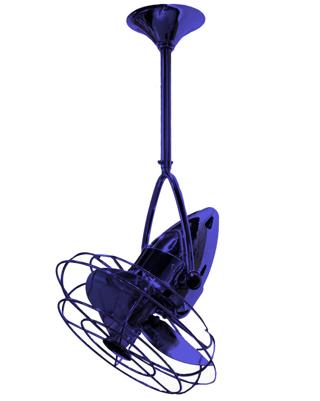Matthews Fan Company - JD-BLUE-MTL - 16"Ceiling Fan - Jarold Direcional - Safira