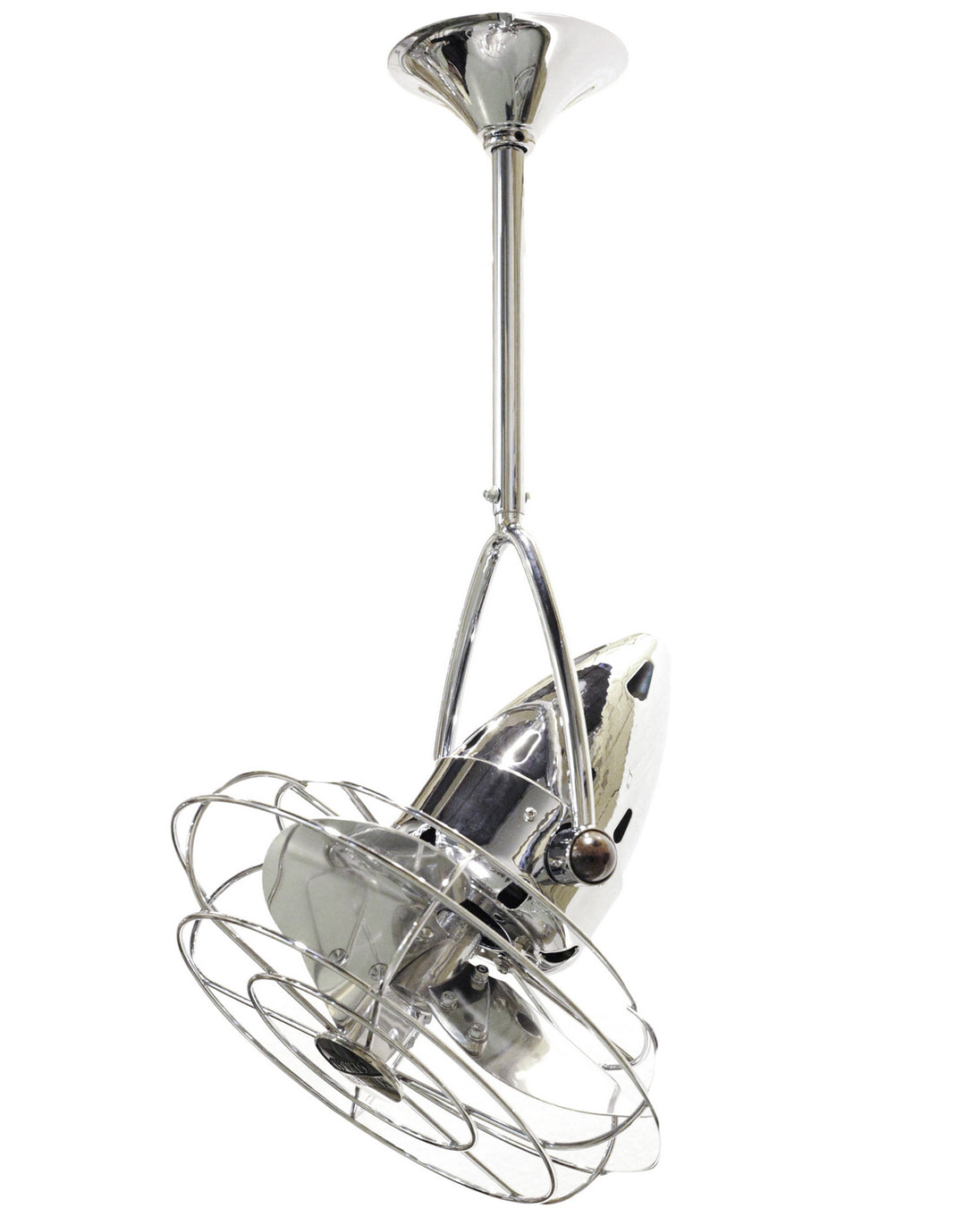 Matthews Fan Company - JD-CR-MTL-DAMP - 16"Ceiling Fan - Jarold Direcional - Polished Chrome
