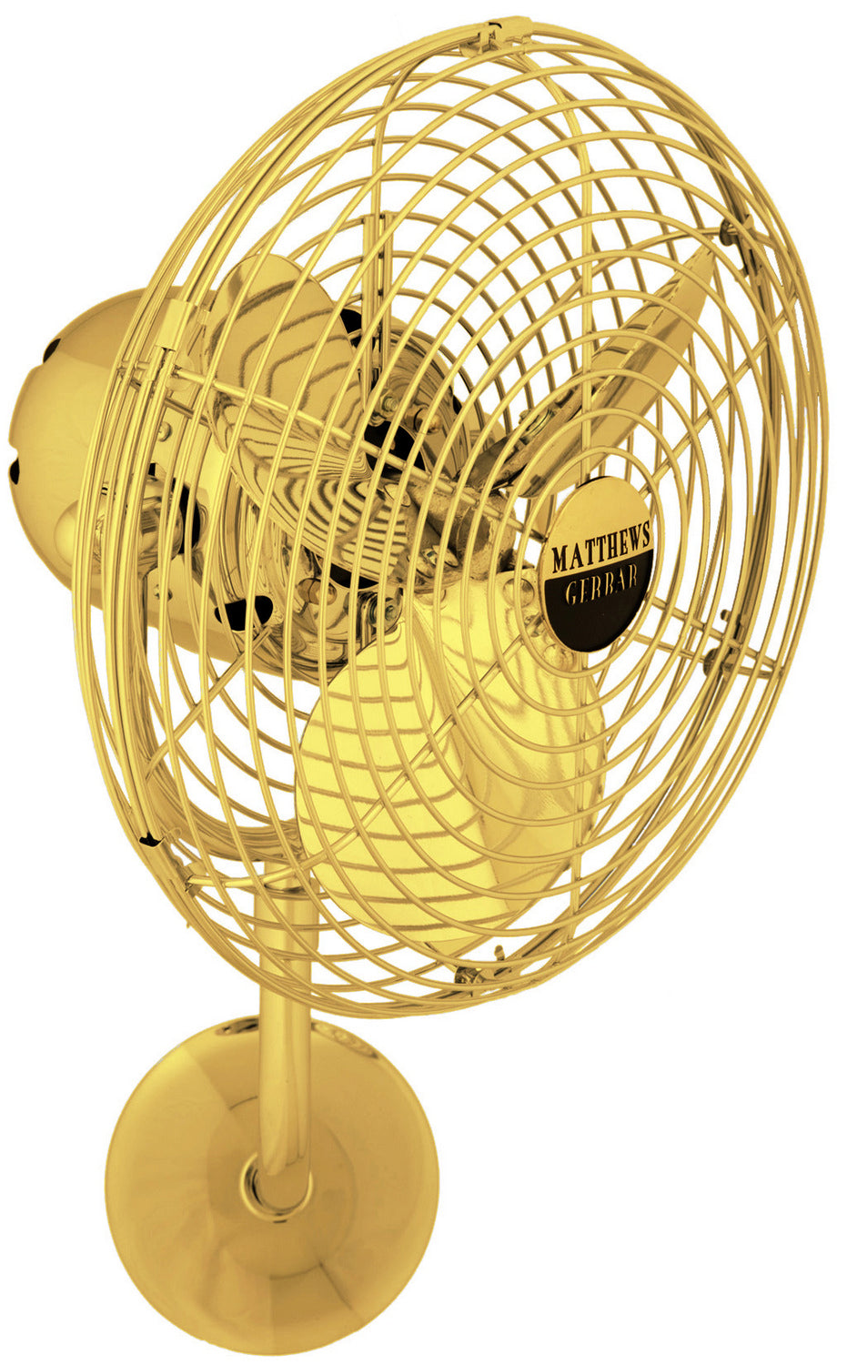 Matthews Fan Company - MP-GOLD-MTL - 19"Wall Fan - Michelle Parede - Ouro