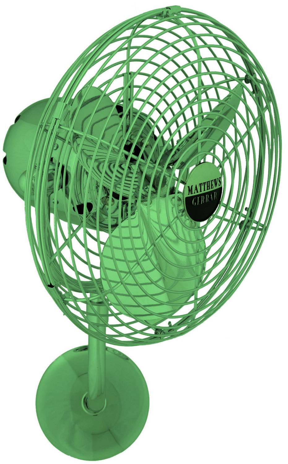 Matthews Fan Company - MP-GREEN-MTL - 19"Wall Fan - Michelle Parede - Esmerelda