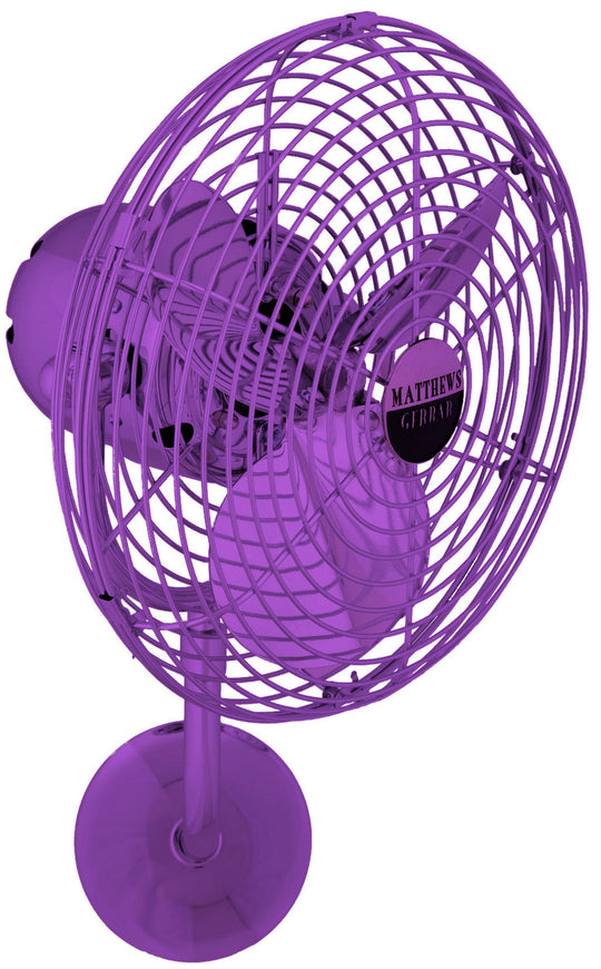 Matthews Fan Company - MP-LTPURPLE-MTL - 19"Wall Fan - Michelle Parede - Ametista