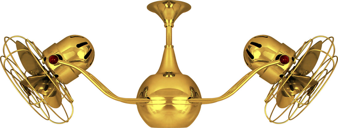 Matthews Fan Company - VB-GOLD-MTL - 42"Ceiling Fan - Vent-Bettina - Gold