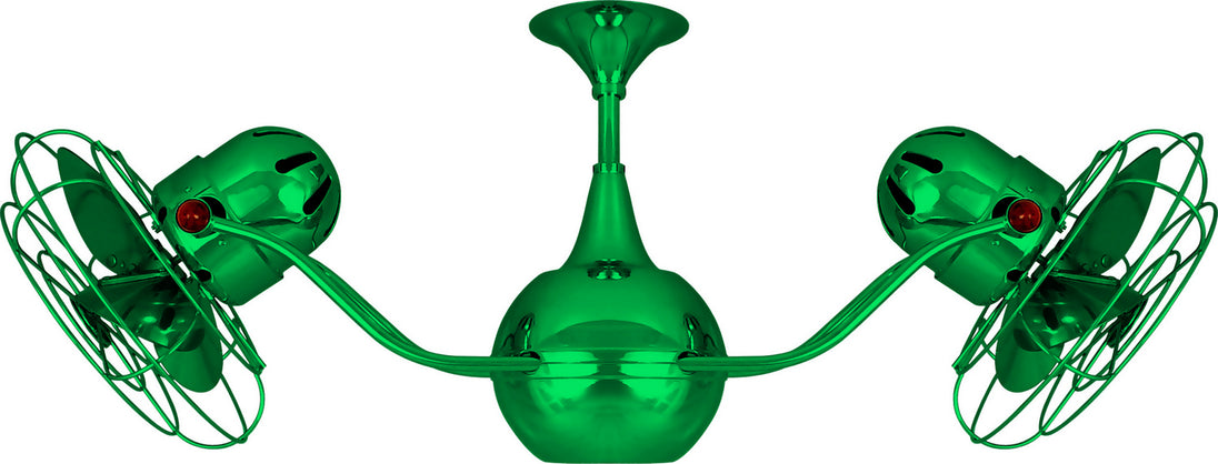 Matthews Fan Company - VB-GREEN-MTL - 42"Ceiling Fan - Vent-Bettina - Green