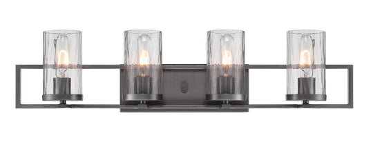 Designers Fountain - 86504-CHA - Four Light Bath Bar - Elements - Charcoal