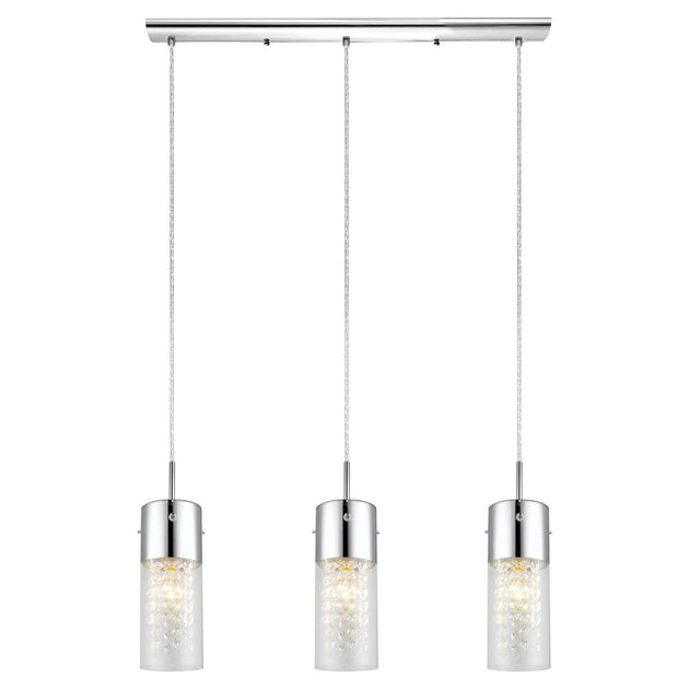 Eglo USA - 200123A - Three Light Pendant - Diamond - Chrome