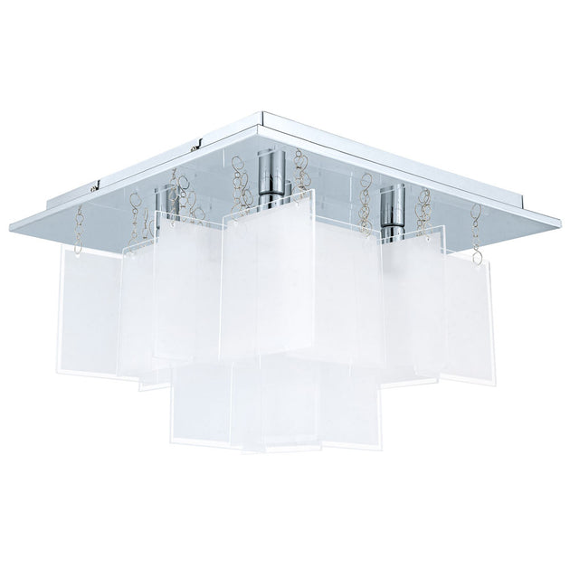 Eglo USA - 92726A - Five Light Ceiling Mount - Condrata 1 - Chrome