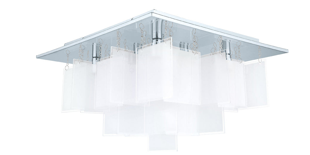 Eglo USA - 92727A - Eight Light Ceiling Mount - Condrata 1 - Chrome