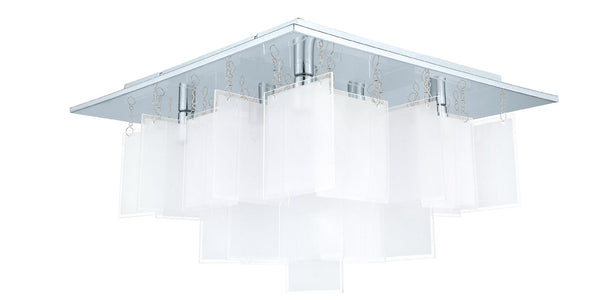 Eglo USA - 92727A - Eight Light Ceiling Mount - Condrata 1 - Chrome