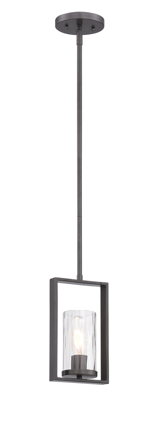 Designers Fountain - 86530-CHA - One Light Mini Pendant - Elements - Charcoal