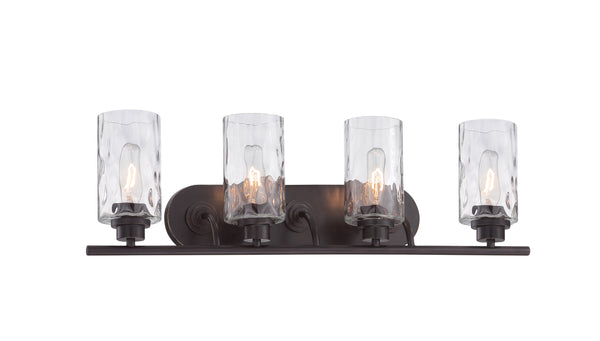 Designers Fountain - 87104-OEB - Four Light Bath Bar - Gramercy Park - Old English Bronze