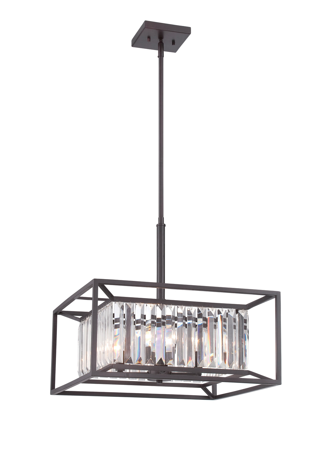 Designers Fountain - 87431-VB - Four Light Pendant - Linares - Vintage Bronze