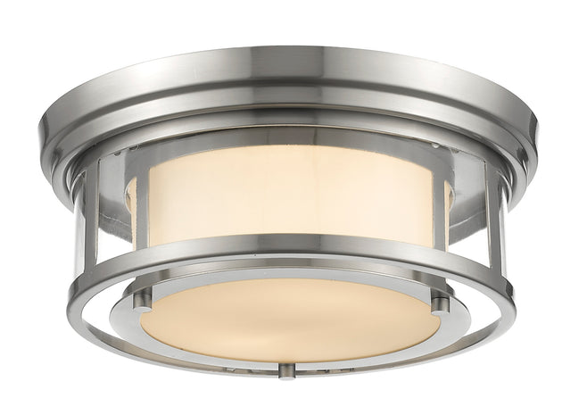 Z-Lite - 2005F13-BN - Two Light Flush Mount - Luna - Brushed Nickel