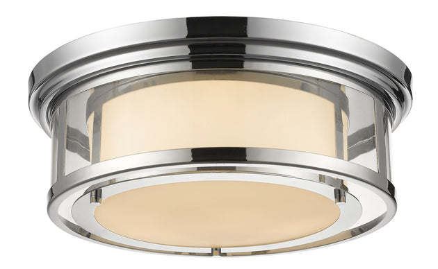 Z-Lite - 2005F18-CH - Three Light Flush Mount - Luna - Chrome