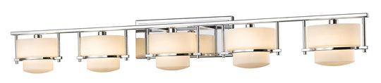 Z-Lite - 3030-5V-CH - Five Light Vanity - Porter - Chrome