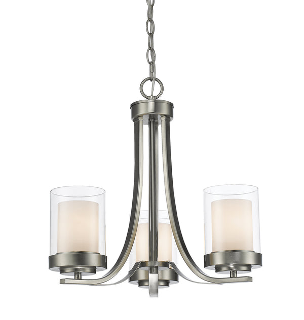 Z-Lite - 426-3C-BN - Three Light Chandelier - Willow - Brushed Nickel