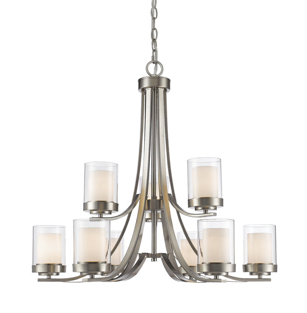 Z-Lite - 426-9-BN - Nine Light Chandelier - Willow - Brushed Nickel