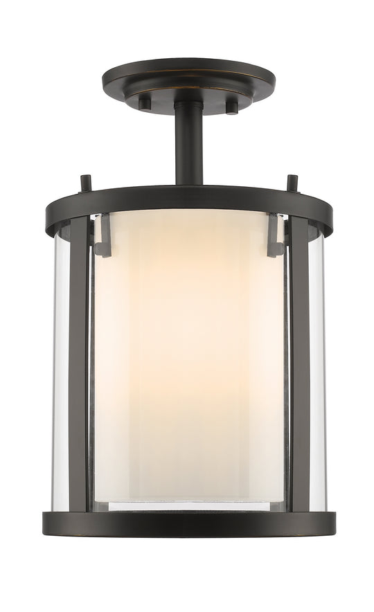 Z-Lite - 426SF-OB - Three Light Semi Flush Mount - Willow - Olde Bronze