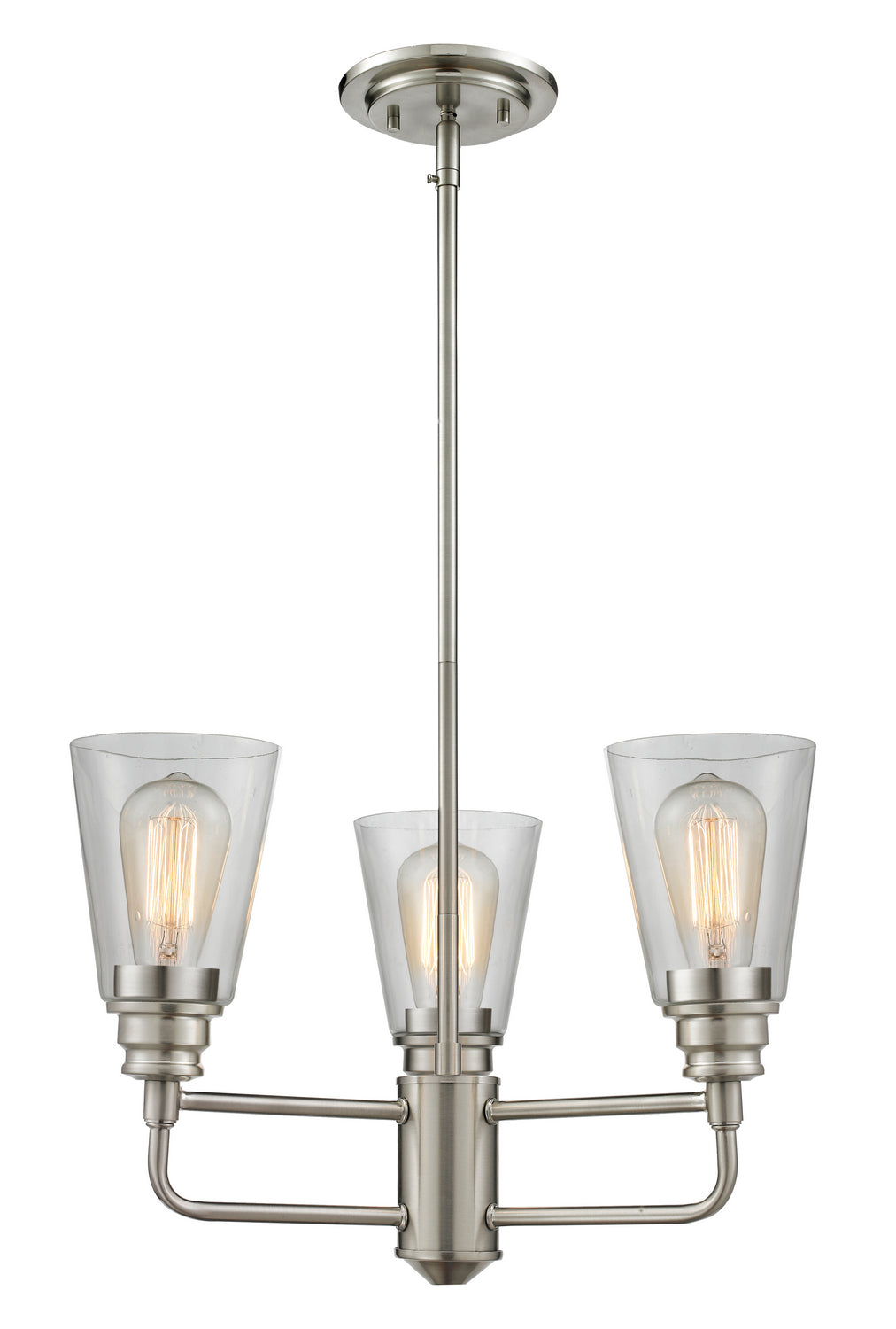 Z-Lite - 428-3-BN - Three Light Chandelier - Annora - Brushed Nickel