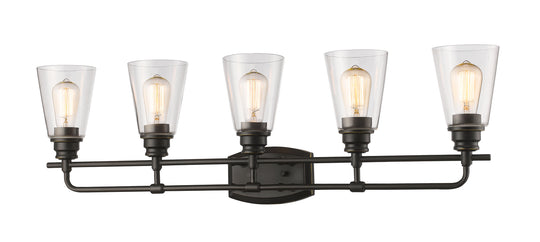 Z-Lite - 428-5V-OB - Five Light Vanity - Annora - Olde Bronze