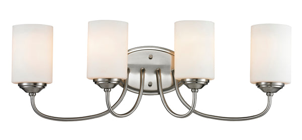 Z-Lite - 434-4V-BN - Four Light Vanity - Cardinal - Brushed Nickel