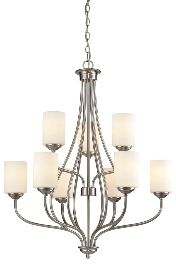 Z-Lite - 434-9-BN - Nine Light Chandelier - Cardinal - Brushed Nickel