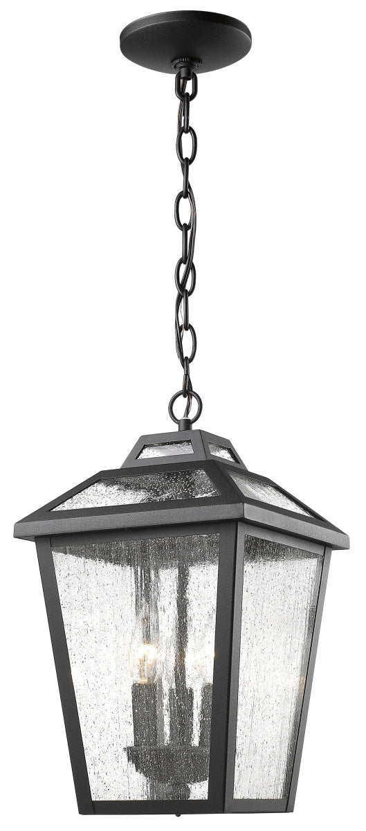 Z-Lite - 539CHM-BK - Three Light Outdoor Chain Mount - Bayland - Black