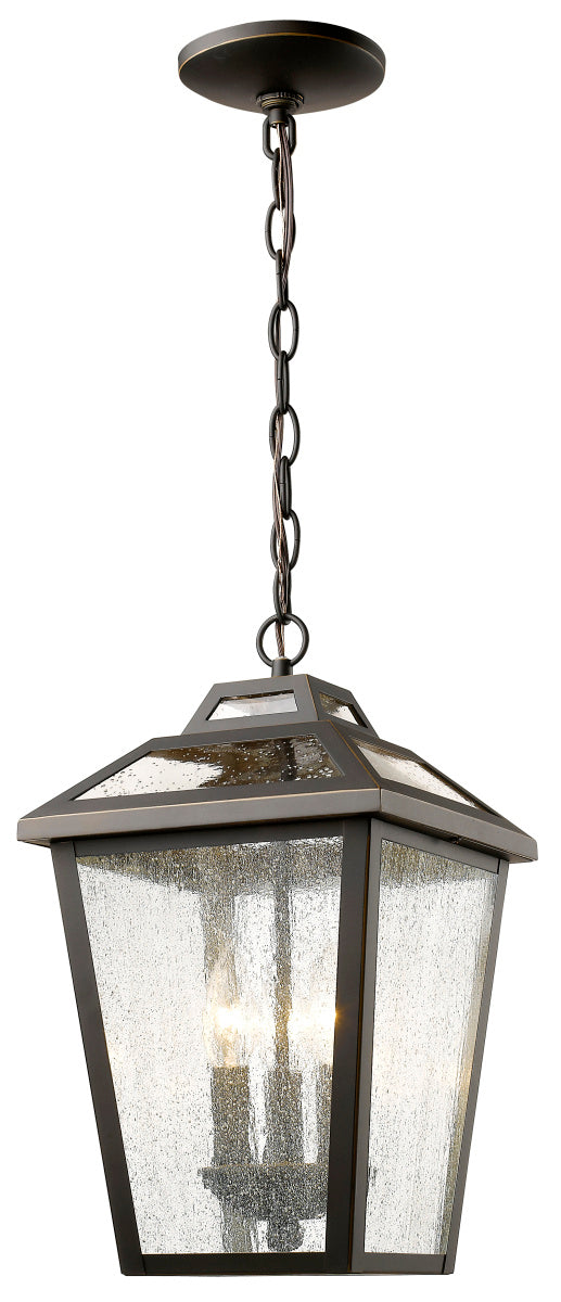 Z-Lite - 539CHM-ORB - Three Light Outdoor Chain Mount - Bayland - Oil Rubbed Bronze