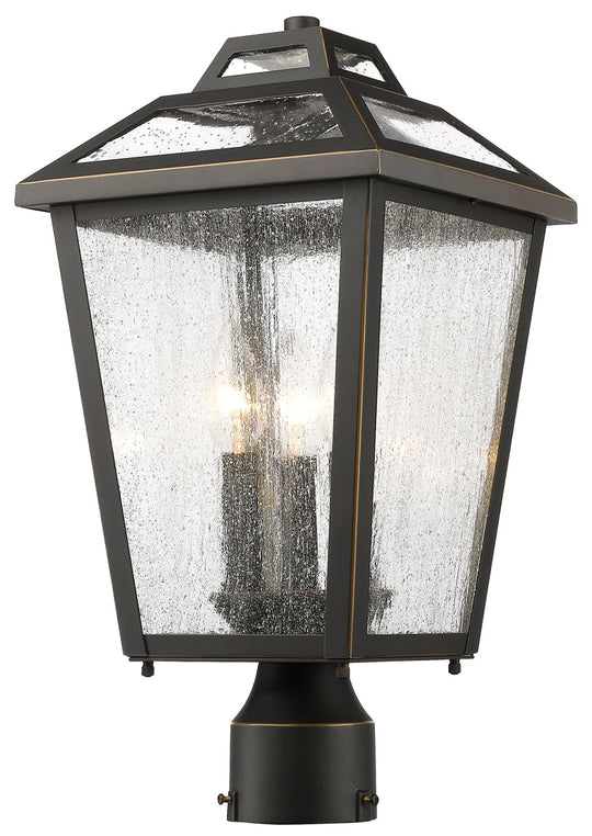 Z-Lite - 539PHMR-ORB - Three Light Outdoor Post Mount - Bayland - Oil Rubbed Bronze