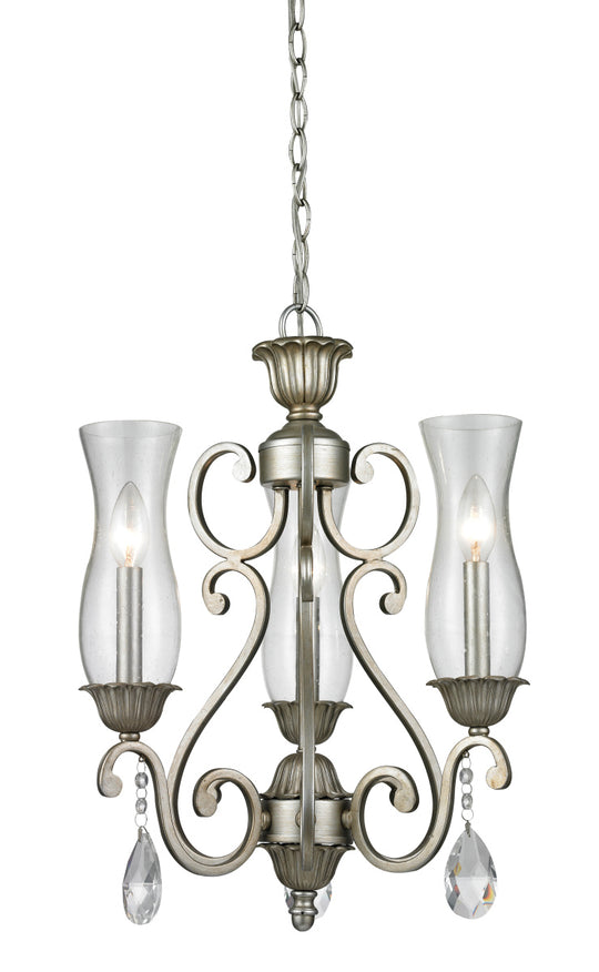 Z-Lite - 720-3-AS - Three Light Chandelier - Melina - Antique Silver