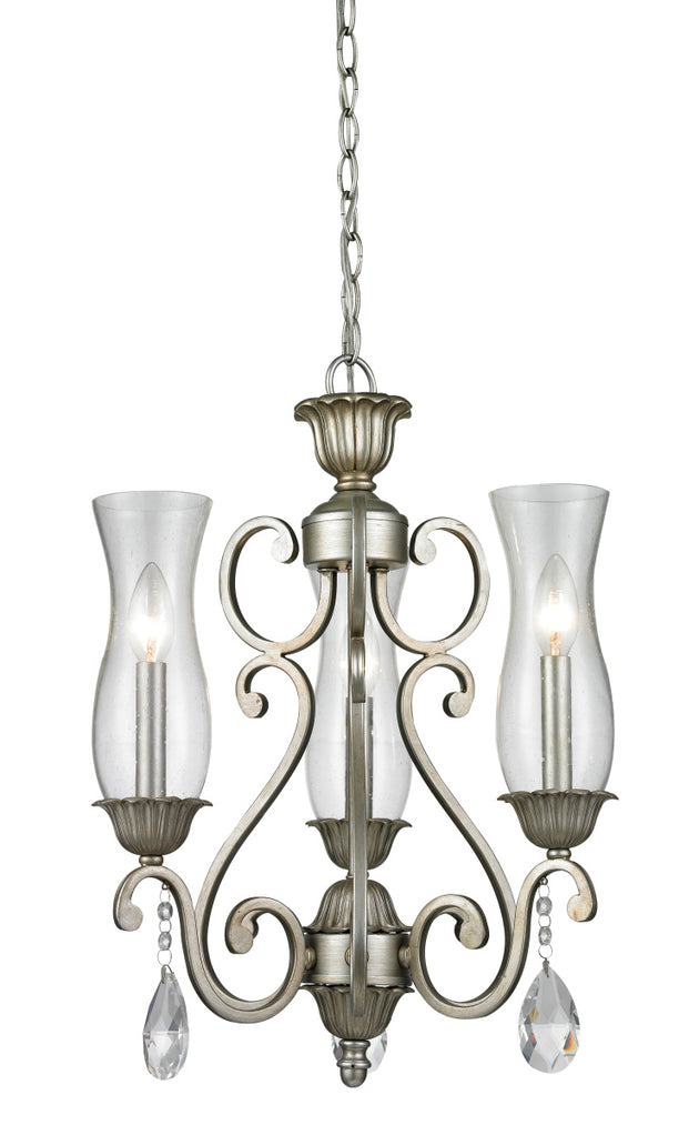 Z-Lite - 720-3-AS - Three Light Chandelier - Melina - Antique Silver