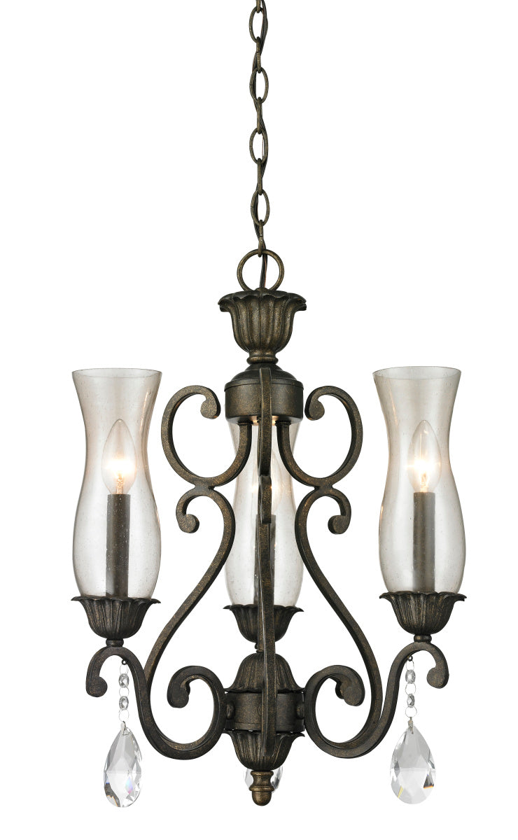 Z-Lite - 720-3-GB - Three Light Chandelier - Melina - Golden Bronze