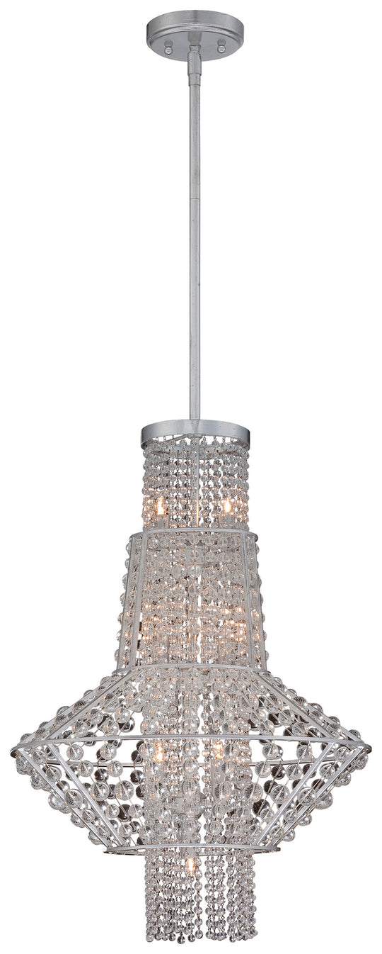 Metropolitan - N7307-598 - Seven Light Pendant - Saybrook - Catalina Silver