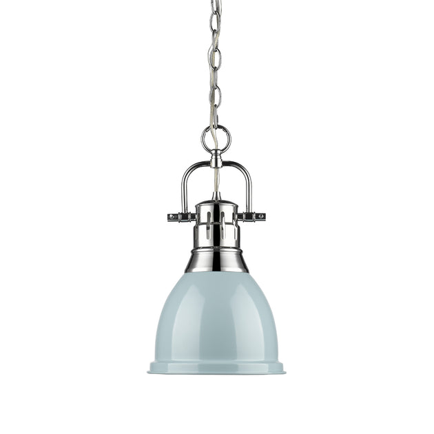 Golden - 3602-S CH-SF - One Light Pendant - Duncan CH - Chrome