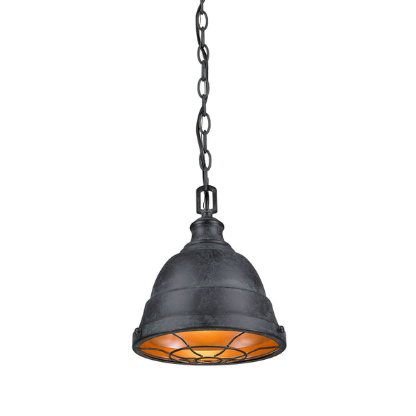 Golden - 7312-S BP - One Light Mini Pendant - Bartlett BP - Black Patina