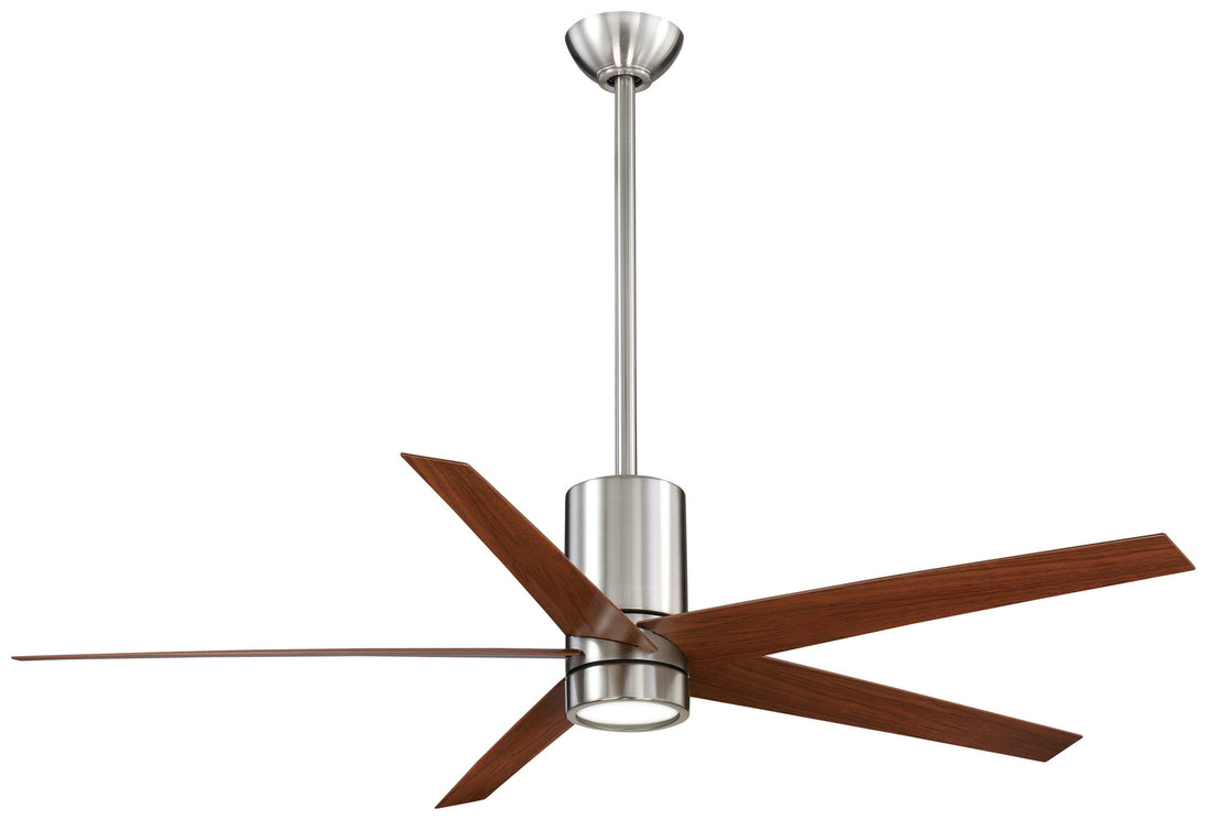 Minka Aire - F828-BN/DW - 56"Ceiling Fan - Symbio - Brushed Nickel/Dark Walnut